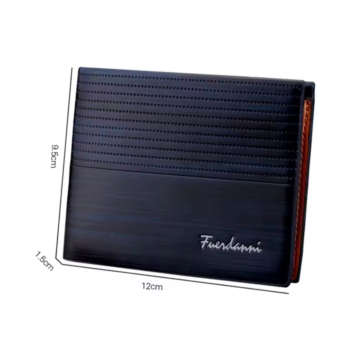 Fuerdanni Leather Wallet for Men Women ID Bank Credit Card Holder Men's Coin Purse