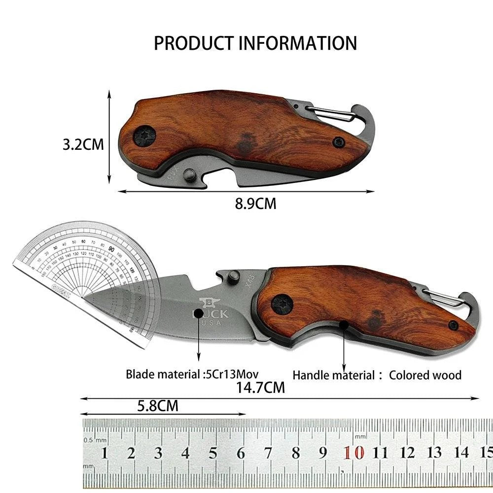 Buck USA X48 Keychain Hook Pocket Mini Knife