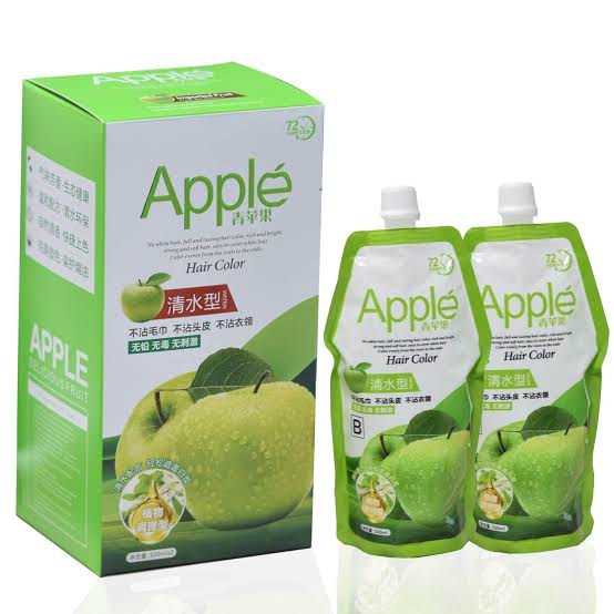 Apple Hair Color Ammonia Free