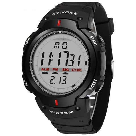 Waterproof Watch Stylish Square Sports Power Brand Watch
