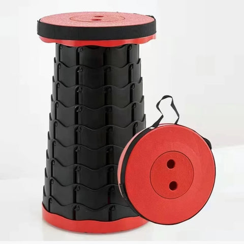Portable Retractable Foldable Stool with Load Capacity of 400lbs for camping & Umrah hajj
