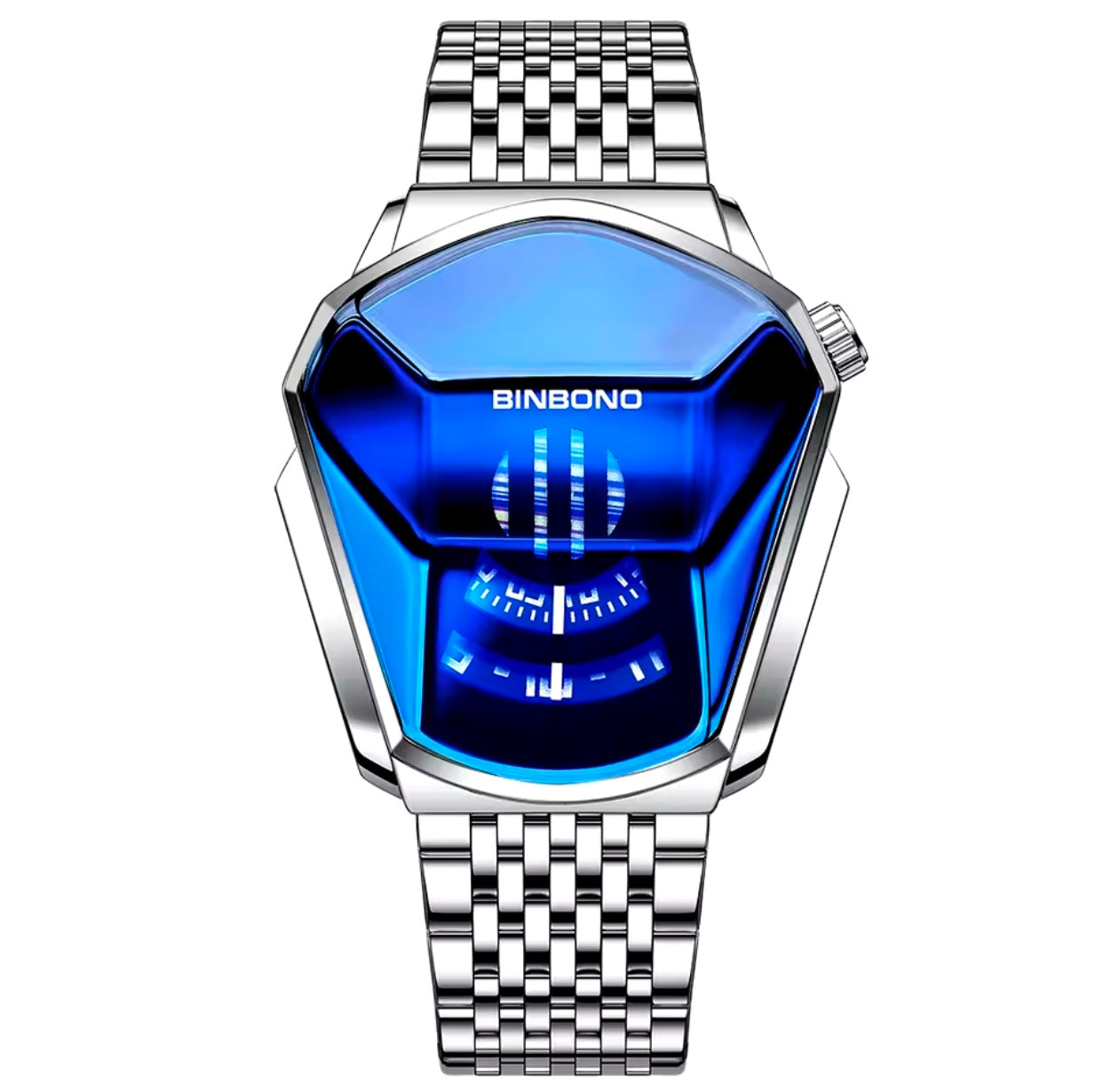 OPK Quartz Stainless Steel Luminous Waterproof Watch