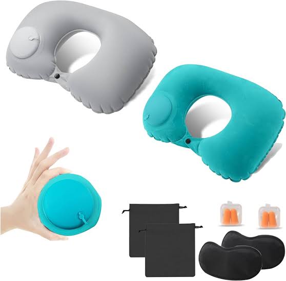 Travel Portable Inflatable Neck  Pillows cushion