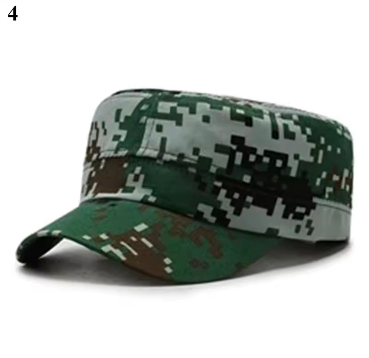 Tactical Camouflage Flat Top Hat Cap Breathable