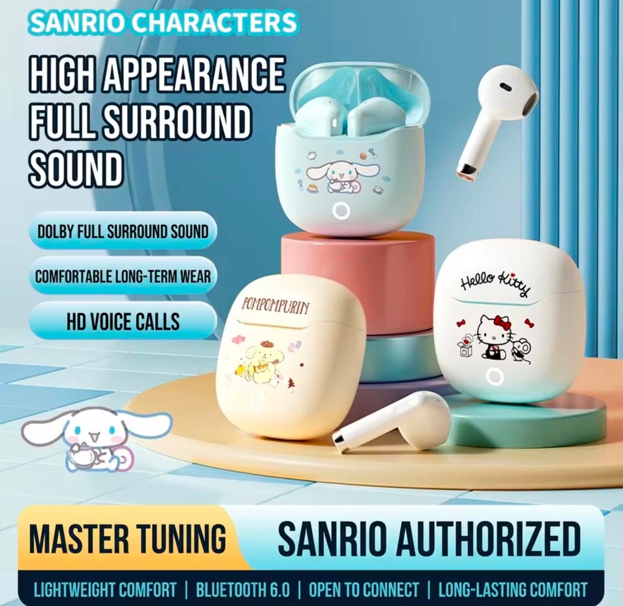 Ambie Sound Earcuffs AM-TW01 Wireless Earphone Open-Ear Bluetooth