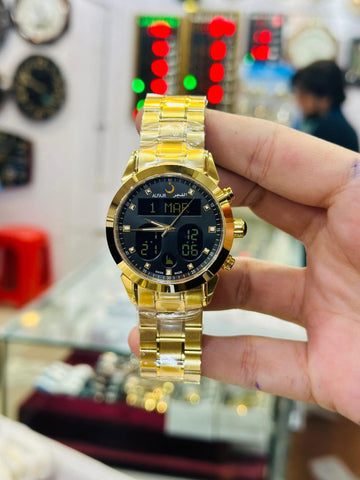 Power Brand Stainless Steel Alfajar Design cp Watch 3Bar Waterproof