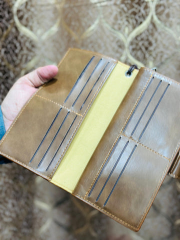 Baellery Fashion Long Pu Zipper Wallet Large Capacity hand pouch
