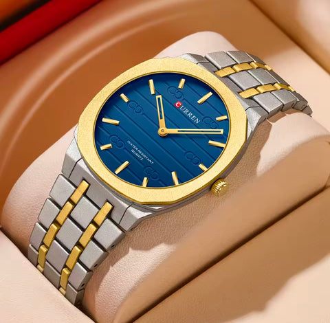 CURREN Ultra-Thin Business Stainless Steel Quartz Watch