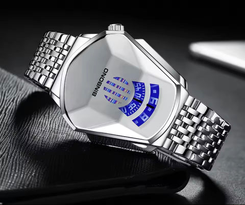 OPK Quartz Stainless Steel Luminous Waterproof Watches