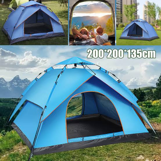 3-4 Person Japani Automatic Quick Open Tent with Carry bag