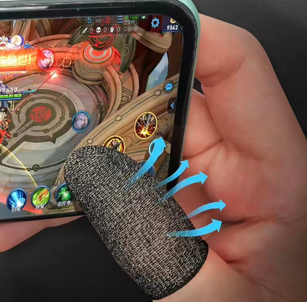 5pair (10pcs) Pubg Finger Sleeves (Imported)