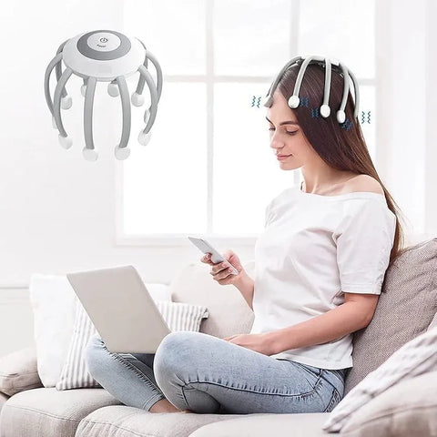 Rechargeable Intelligent Head Massage Instrument