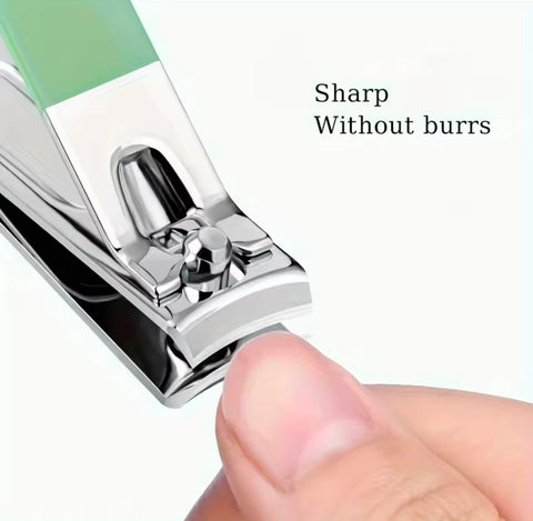 22Pcs Manicure Nail Clipper Cutter Care Pedicure Dead Skin Pliers Tools With Case