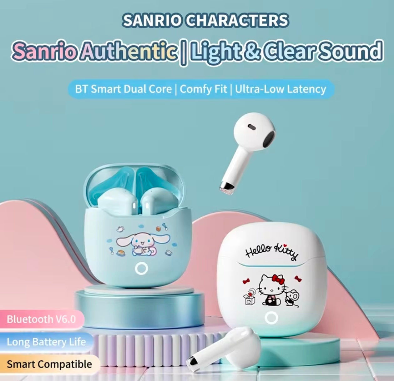 Ambie Sound Earcuffs AM-TW01 Wireless Earphone Open-Ear Bluetooth