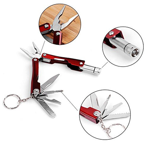 Multifunctional Pliers Stainless Steel Pocket Tool Keychain