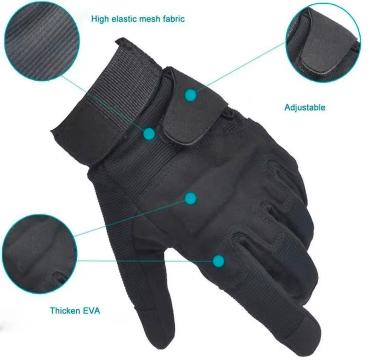Tactical Hunting Half Finger Sports Gloves for climbing Cycling