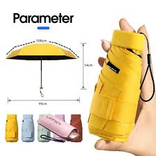 Mini Ultra Light Umbrella Double Stitching Folding Umbrella Wind proof Waterproof