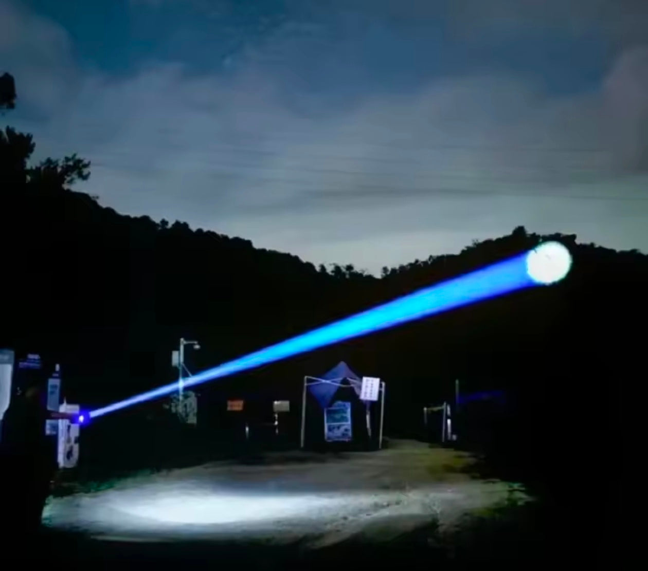 800w Long Range Power Full  Aluminum Alloy Torch 3000m