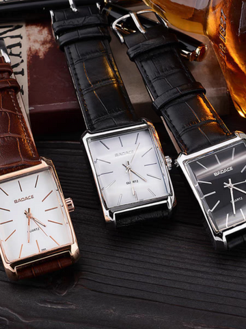 Wwoor Elegant style Quartz Watch Leather Strap