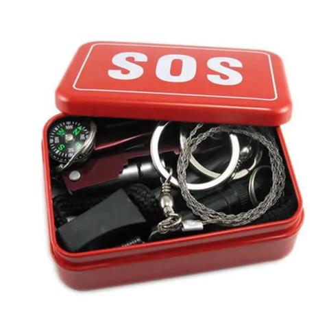 6 in 1 SOS survival tool kit