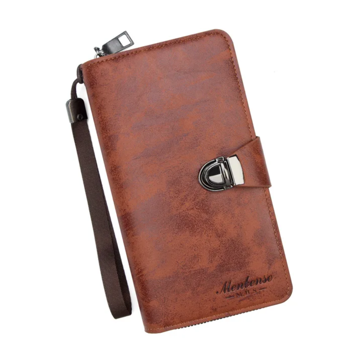 MBS PU Leather Long Zipper Business wallet & multi Card Holder