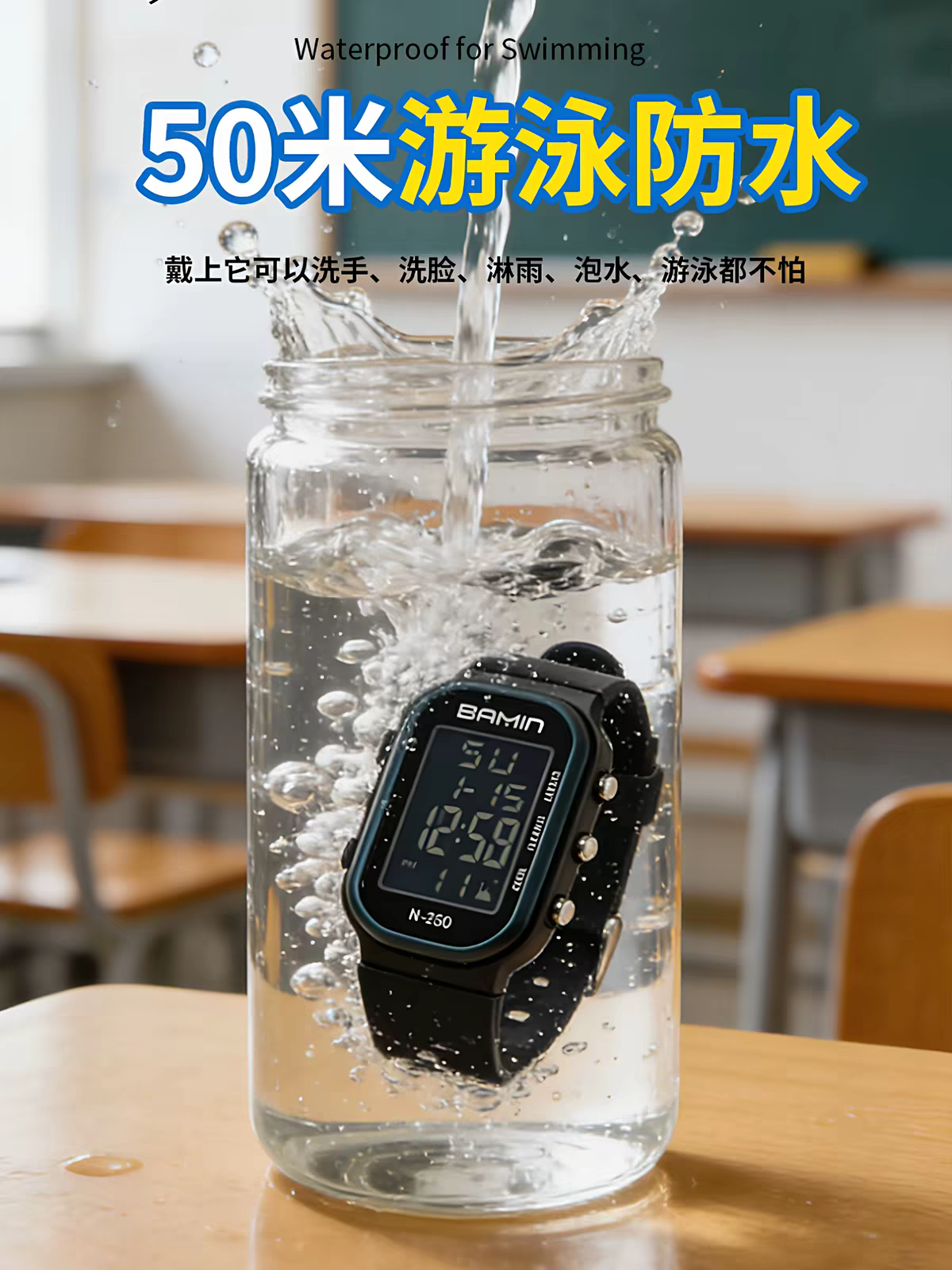 Lasika Ultra thin New Fashion Waterproof Watch