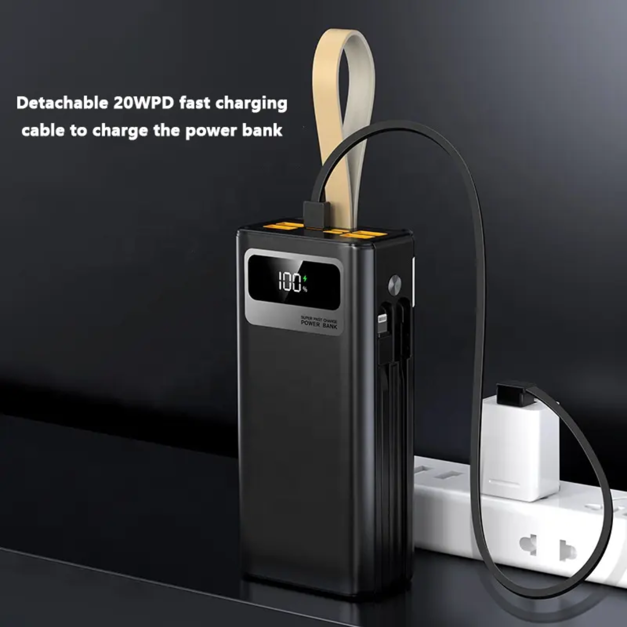 30000mah G Gold Super fast All in 1 LED Power Bank