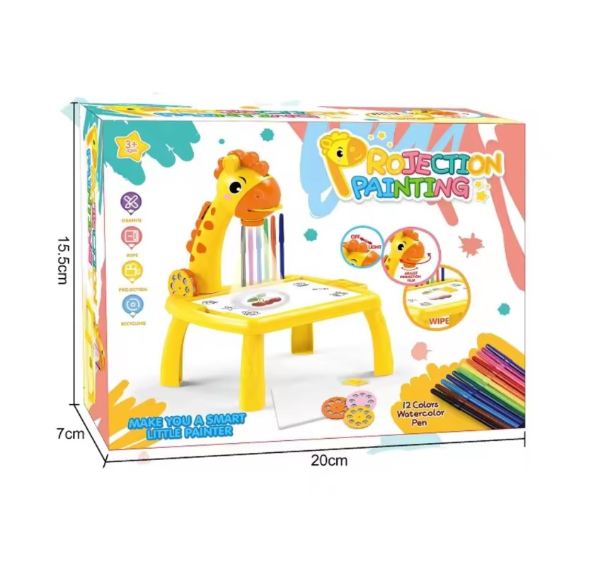 Children's Giraffe Projection Art Drawing Table Toy Children's Drawing Board