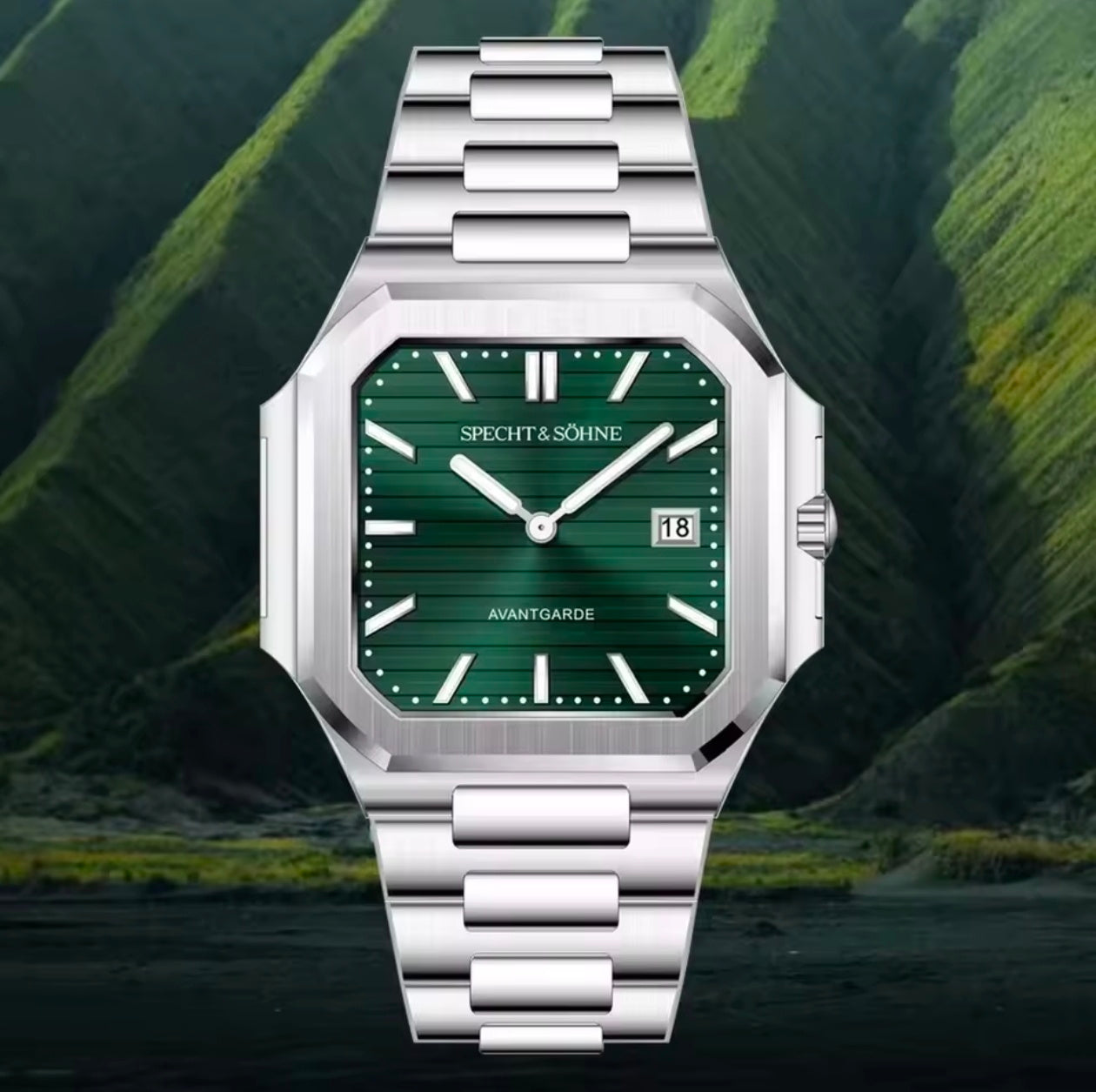 POWER Ultrathin Cubic Watch Quartz Wristwatch  Luminous Waterproof