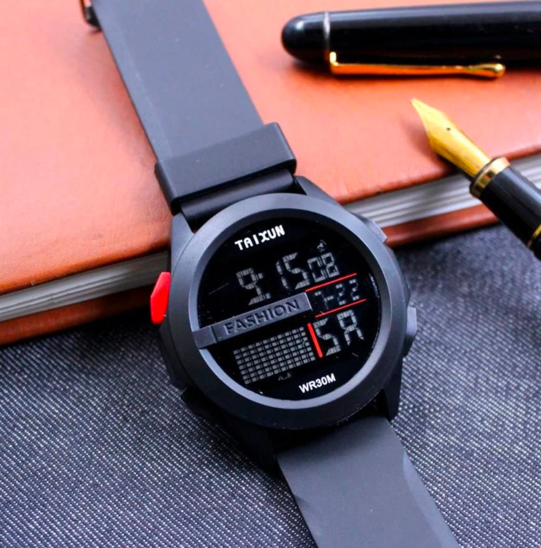 Taixun Digital Fashion Sports waterproof Watch
