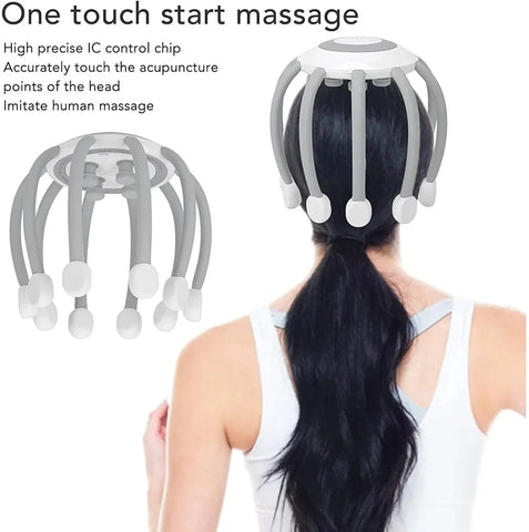 Rechargeable Intelligent Head Massage Instrument