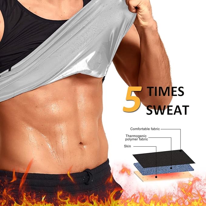 Slimming Sweat Shaper Vest For Men Women