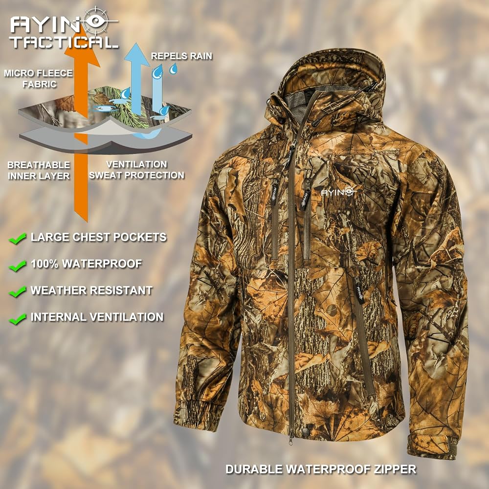 Camouflage Rain Suit Windproof All-Weather Bike rain suit