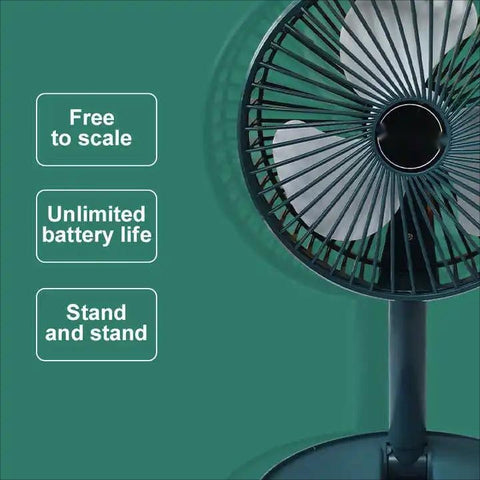 Lot Import Portable Table Fan USB Rechargeable