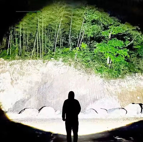 Portable Strong Flashlight Magnetic Mini Multi-functional Rechargeable Torch Super Bright