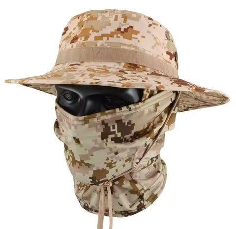 Tactical Balaclava Camouflage hunting Fishing Full Face Mask Cap set