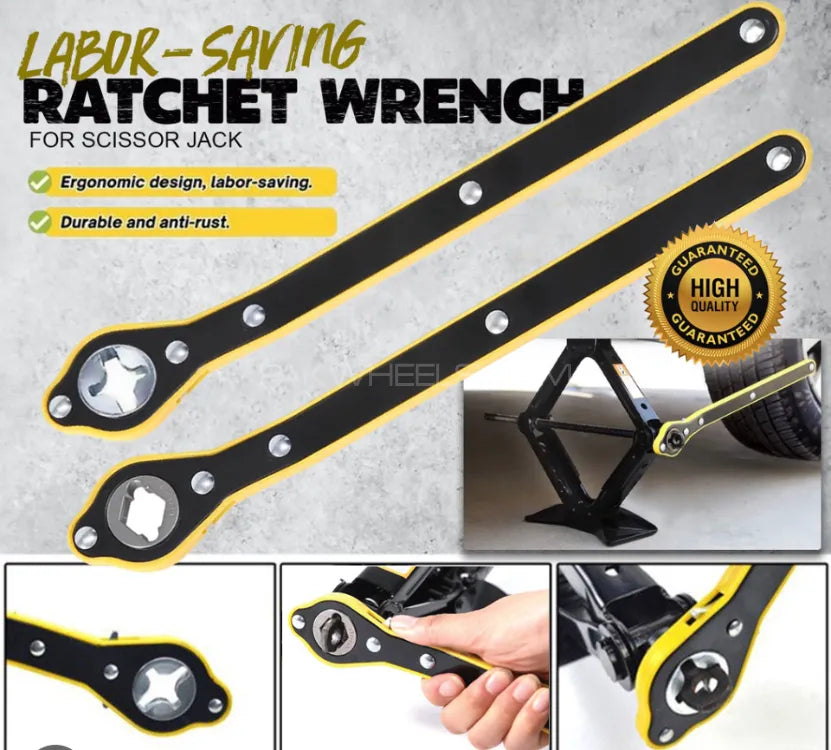 Car Jack Ratchet Wrench Tool Labor-saving Wrench Car Repair Tool