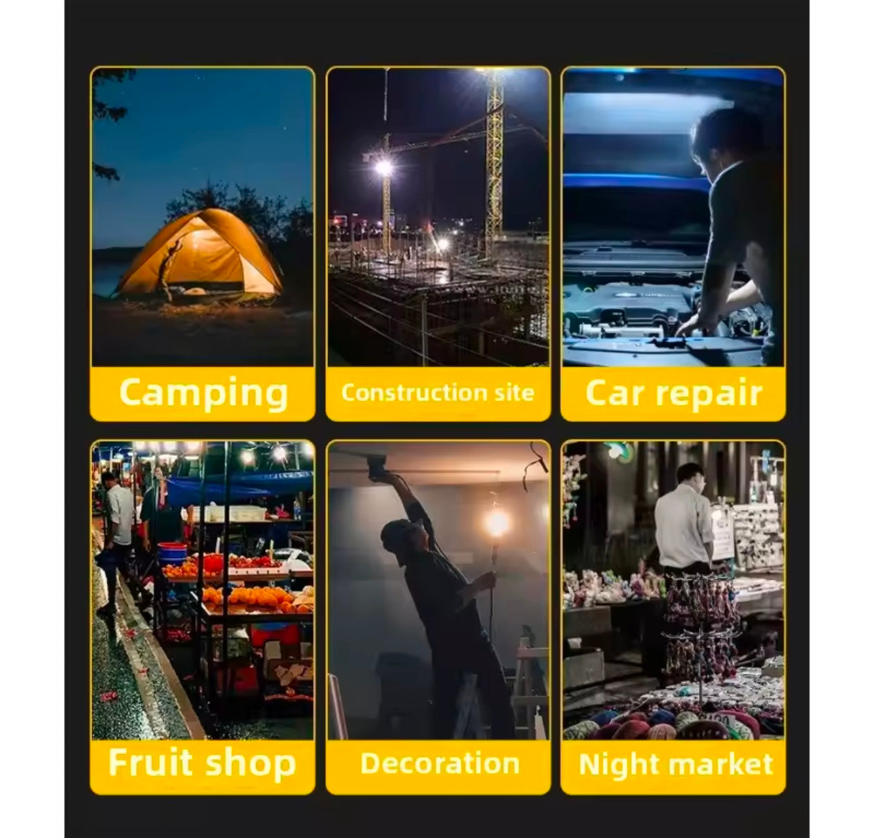Solar Outdoor Emergency Flood Light