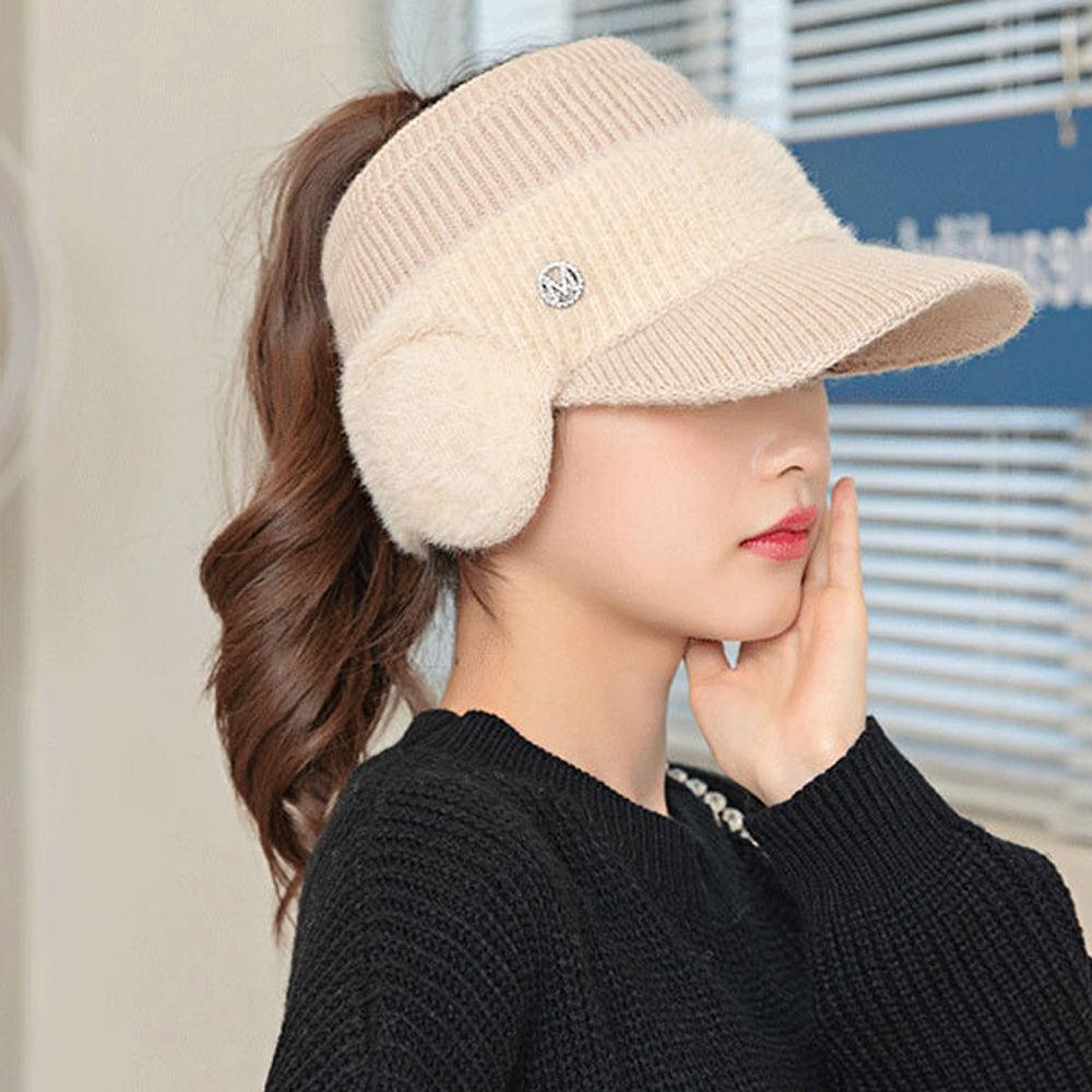 Women Winter Lightweight Warm Earflap Aviator Outdoor Hiking Windproof Snow Cap