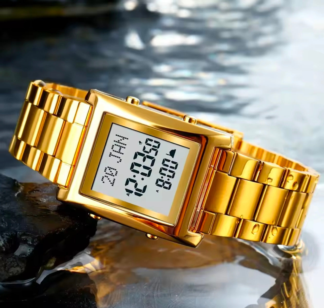 Alfajar Azan stainless steel Watch Waterproof