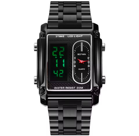 Power Top Brand Luxury Relogio Masculino Stainless Steel Band Watch