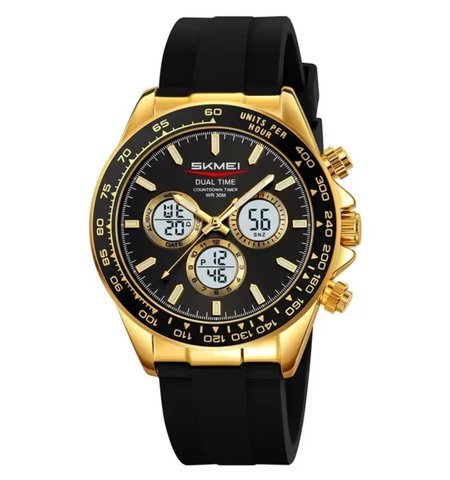 SKMEI 2505 Men's Watches Multi Functional Date Luxury
Waterproof Silicone Strap Sports Watch for Men Reloj