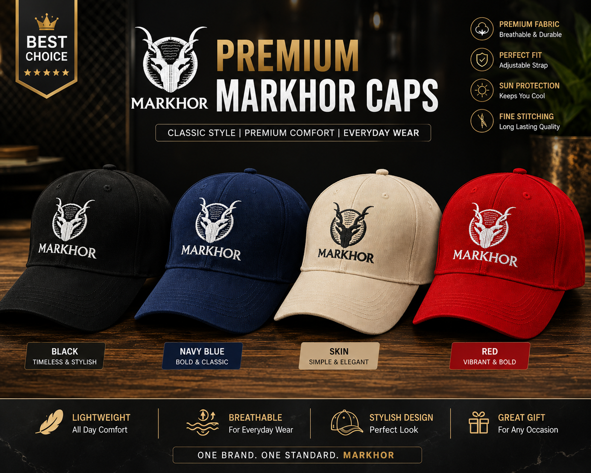 Markhor Upgraded Summer Outdoor Quick Dry Breathable Cap