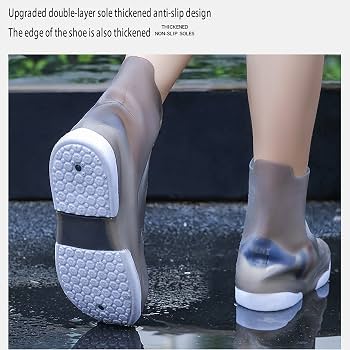Waterproof Silicone Shoe Cover Rain Boots Cover Nonslip