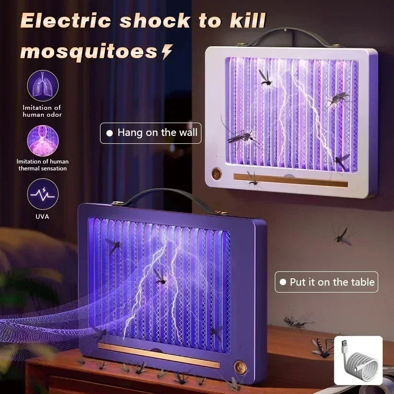 Solar Powered Mosquito Killing Lamp Solar Bug Zappers with Camping Light