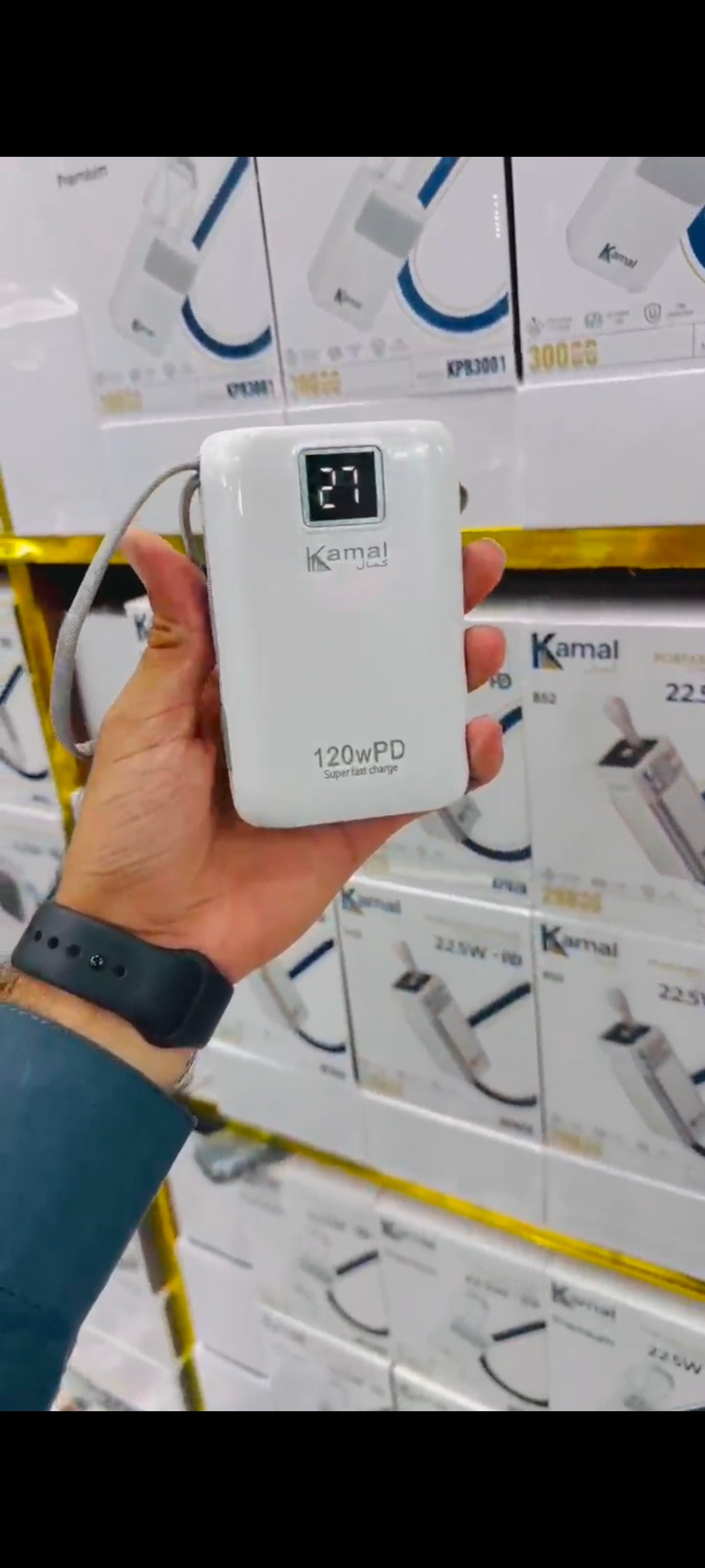 120W 20000mah Ultra Compact Super Fast Charging Power Bank 120W