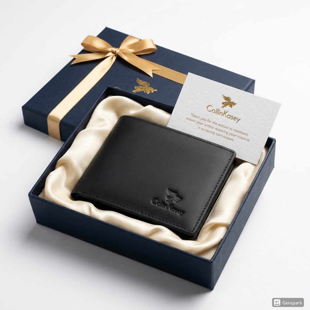 Collin Kasey Premium Leather Business Wallet