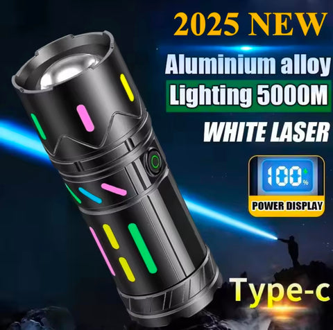 Xbalog Long Range Flash light & Power Bank Rechargeable