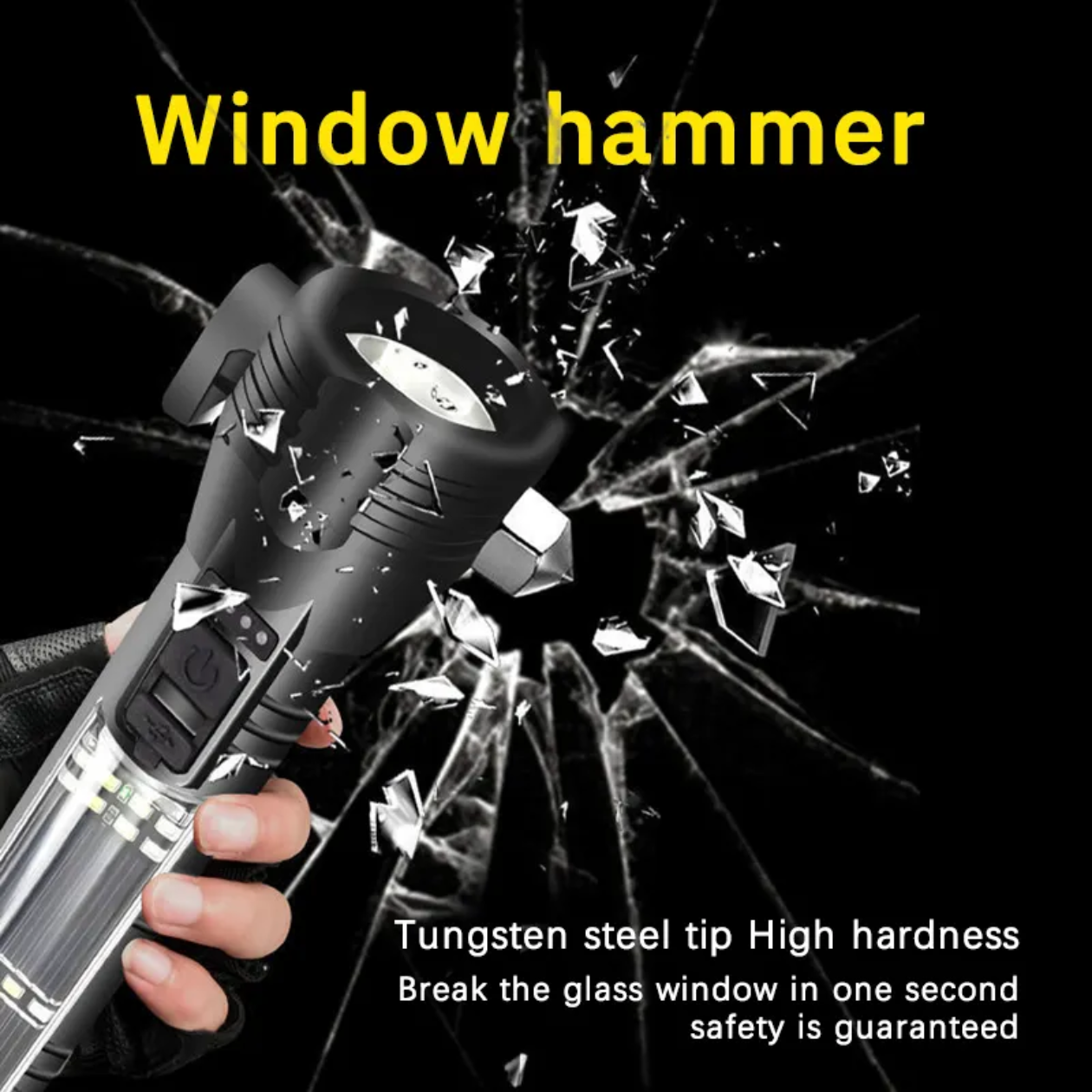 Flash light Solar Powered Waterproof USB Rechargeable torch, Torch Price in Pakistan