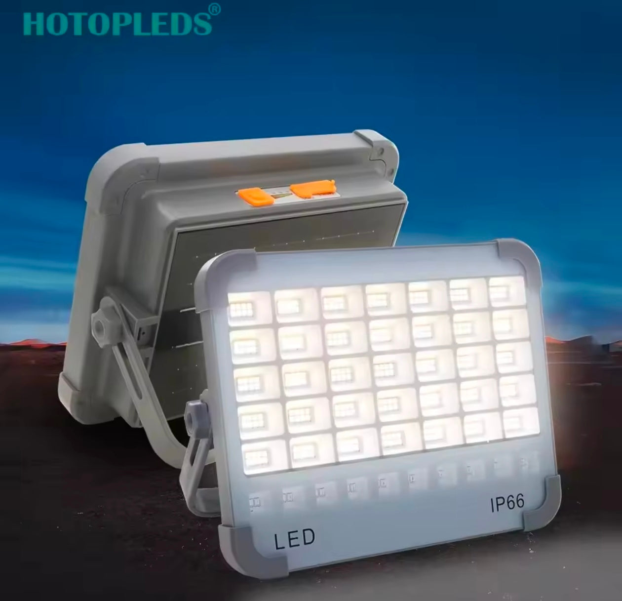 Solar LED Floodlight High Brightness LED Lamp IP66 Waterproof